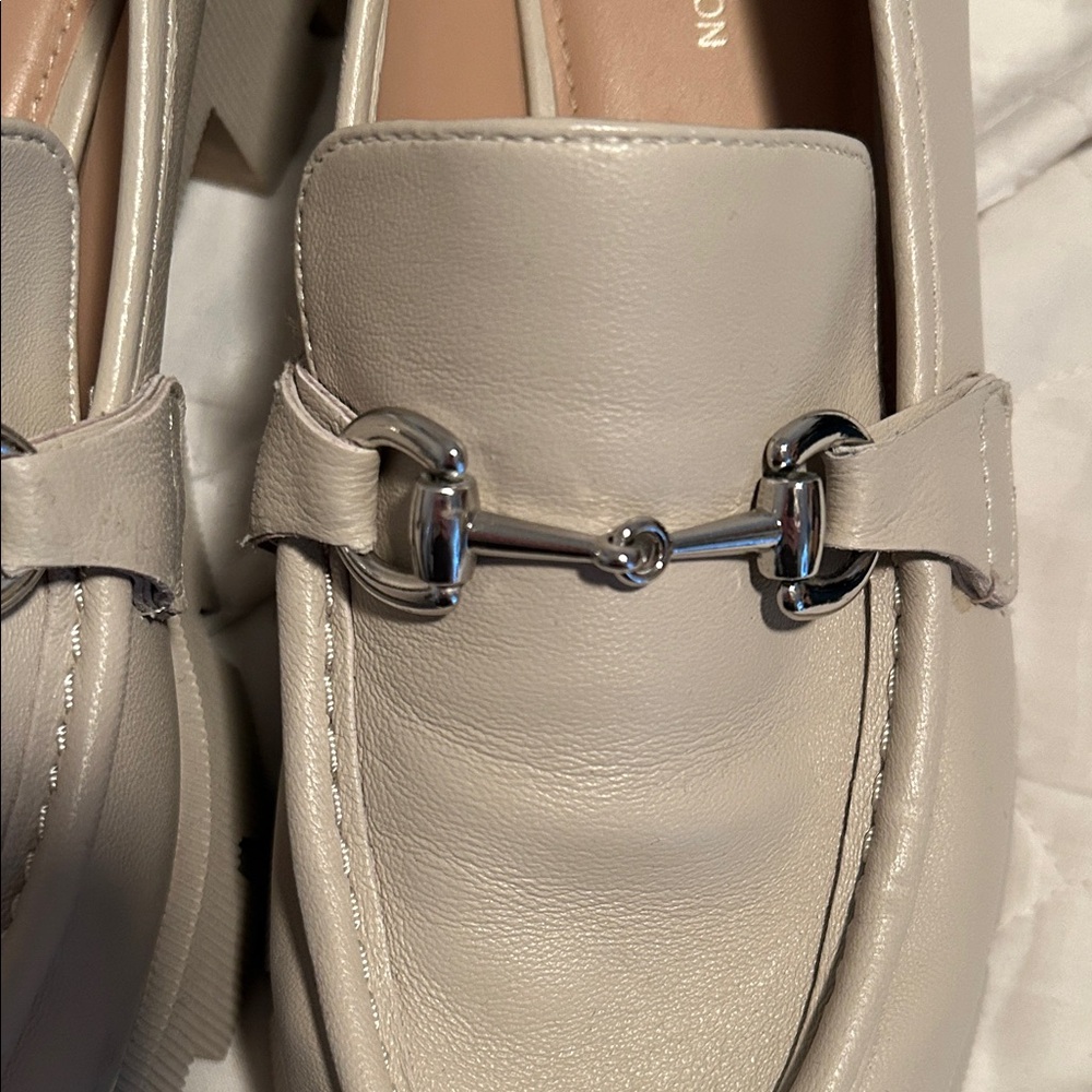 BCBGeneration Cream Chunky Loafers - Picture 2 of 5